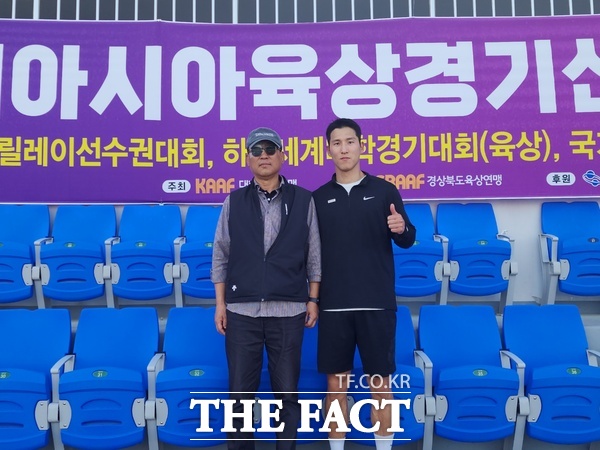 대전시설관리공단 육상선수단 한두현(32) 선수가 22일 경북 구미에서 개최된 2025 구미아시아육상대회 선발전에 출전해 남자 장대높이뛰기에서 1위를 차지했다./대전시설관리공단