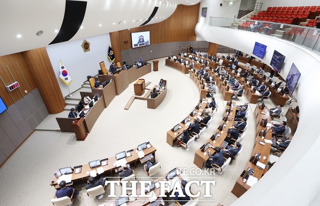 충남도의회 본회의장 /충남도의회