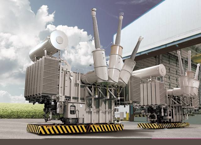 성장세가 지속되는 HD현대일렉트릭이 올해 1분기 역대 최대 매출액을 기록했다고 22일 밝혔다. HD현대일렉트릭 전력 변압기. /HD현대