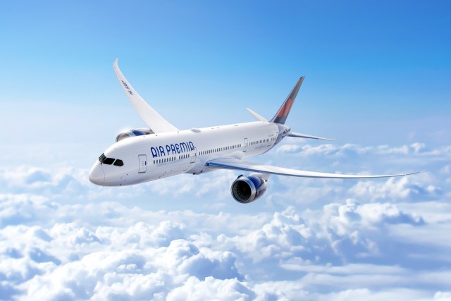 에어프레미아는 지난 18일 기내 화재 등 비상상황을 대비한 안전 역량을 강화하기 위해 인천공항공사와 함께 화재 및 응급상황에 대비한 모의훈련을 진행했다. 에어프레미아 항공기. /에어프레미아