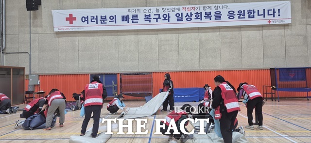 지난 4일 경북 산불 봉사./서울시