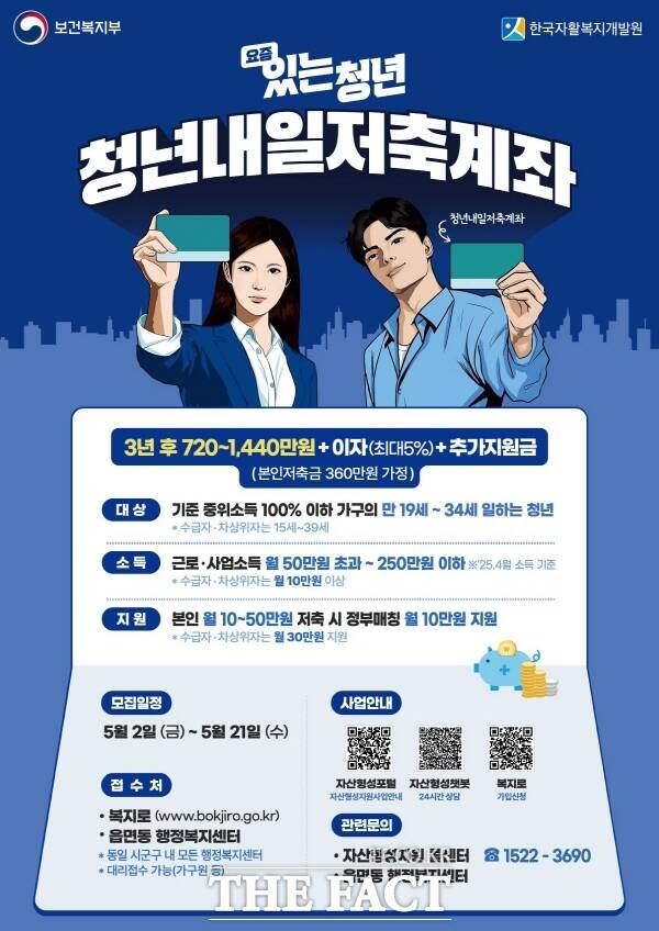 청년내일저축계좌 홍보물 /용인시