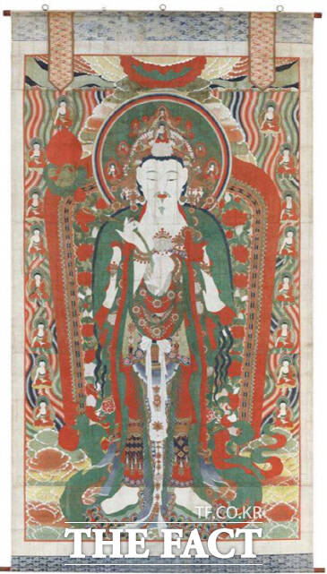 부여 무량사 미륵불 괘불도. /부여군