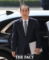  국회 도착한 한덕수 권한대행 [포토]