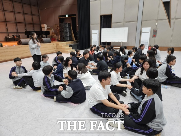 동명중학교 23일부터 25일까지 2025학년도 희망UP·감성UP 특성화 캠프를 진행하고 있다./동명중학교