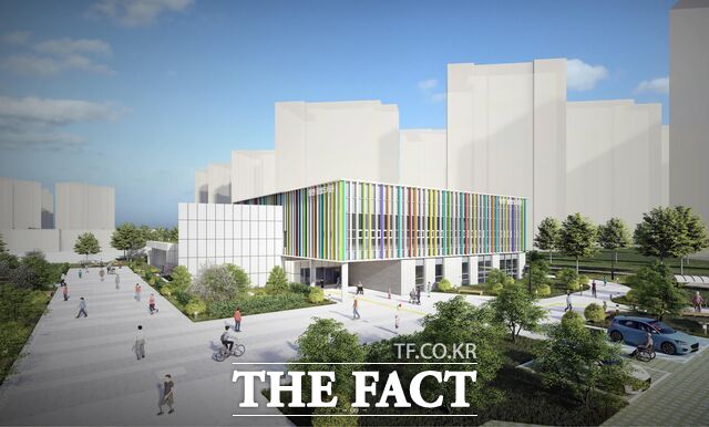 충남교육청에서 신설 중인 도서관 명칭을 공모한다. 사진은 가칭 꿀벌도서관 조감도. /충남교육청