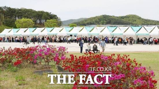 지난 23일 안성시 보개면에서 열린 장애인 평생학습 박람회 모습./안성시