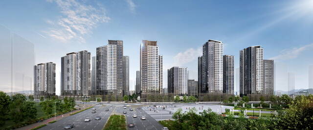 잠실래미안아이파크와 잠실 르엘은 올해 12월 입주가 예정돼 있다. 두 단지 가구 수를 합치면 4500가구가 넘는다. 사진은 잠실래미안아이파크 투시도. /삼성물산