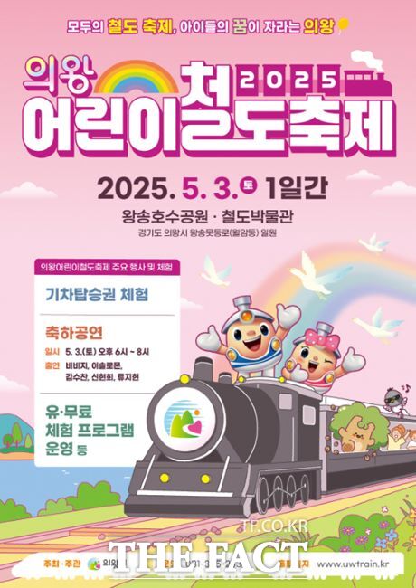 의왕어린이철도축제 포스터. /의왕시