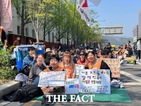 혜화동성당 고공농성 전장연, 천주교와 합의 '불발'