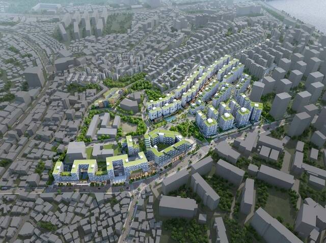 대우건설이 서울 용산구 한남2구역 재개발 시공사 지위를 유지했다. 사진은 한남2구역 재개발 조감도. /한남2구역 재개발 조합