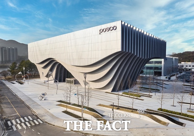 지난 3일 포스코의 Park1538광양이 문을 열었다. Park1538광양 홍보관 전경. /포스코