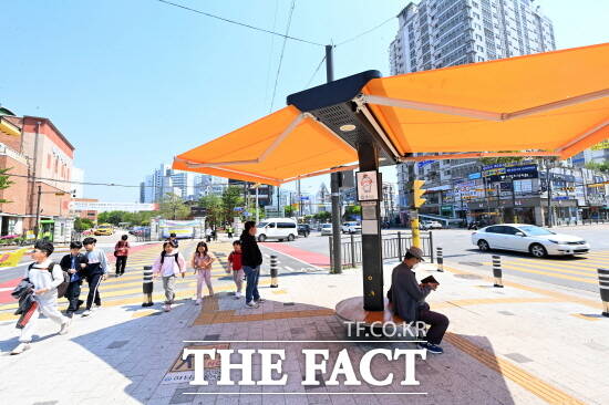 도심 스마트 그늘막./하남시