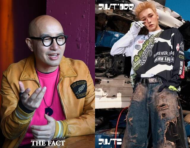 방송인 홍석천(왼쪽)이 최근 자신의 성정체성을 고백한 저스트비 배인을 공개적으로 응원했다. /더팩트 DB, 블루닷엔터테인먼트