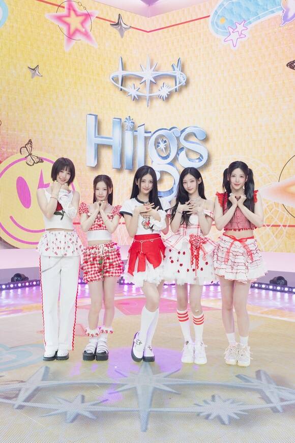 힛지스가 28일 첫 번째 싱글 앨범 Things we love : H 발매 쇼케이스를 개최하고 순수한 에너지 안에 힙함이 있다고 밝혔고 타이틀곡 SOURPATCH(사워패치)와 수록곡 Never Be Me(네버 비 미) 무대로 그 말을 증명했다. /에이치뮤직엔터