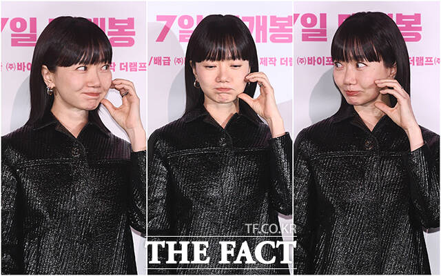 배우 배두나가 28일 오후 서울 용산구 CGV 용산아이파크몰에서 열린 영화 바이러스 언론배급시사회 및 기자간담회에서 처음에 시나리오를 봤을 때 엉뚱한 이야기라고 생각했다고 밝혔다. /서예원 기자