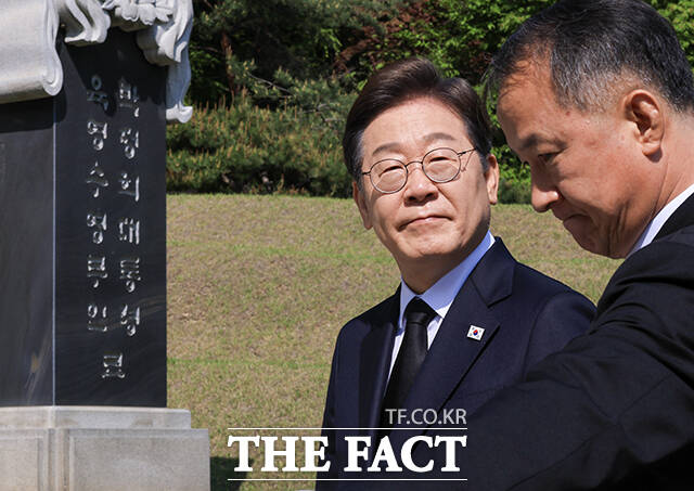 이재명 더불어민주당 대선 후보는 민주당의 후보인 동시에 온국민의 후보가 되도록 노력하겠다며 국민 통합을 대선 핵심 과제로 제시했다. /남윤호 기자