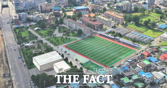 천안제일고 학교복합시설 조성 위치도./천안시