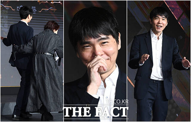 전 바둑기사 이세돌이 29일 오전 서울 마포구 호텔 나루 서울 엠갤러리에서 열린 넷플릭스 새 예능 데블스 플랜: 데스룸 제작발표회에 참석해 포즈를 취하고 있다. /서예원 기자