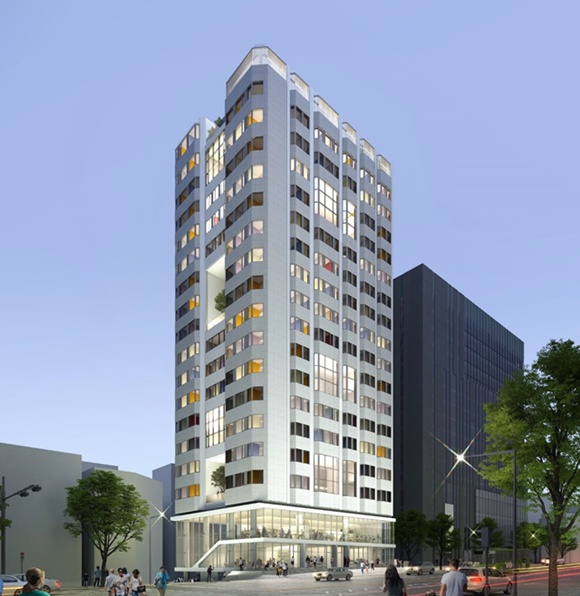 SK디앤디가 처음 선보이는 쉐어하우징 에피소드 신촌 캠퍼스가 준공했다. 정식 오픈은 7월 예정이다. /SK디앤디