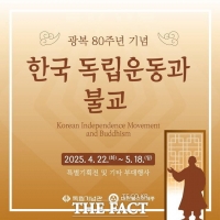  독립기념관, ‘2025 한국 독립운동과 불교’ 특별기획전 개최