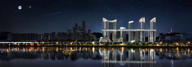 HDC현대산업개발은 용산정비창 전면1구역 재개발사업의 조합 원안 대비 약 5651평의 분양면적을 추가 확보함으로써 3755억원 이상 추가 분양수입을 올릴 방안을 제시했다고 30일 밝혔다. /HDC현대산업개발