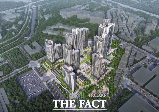 과천주암장군마을 주택재개발정비사업 조감도 /과천시