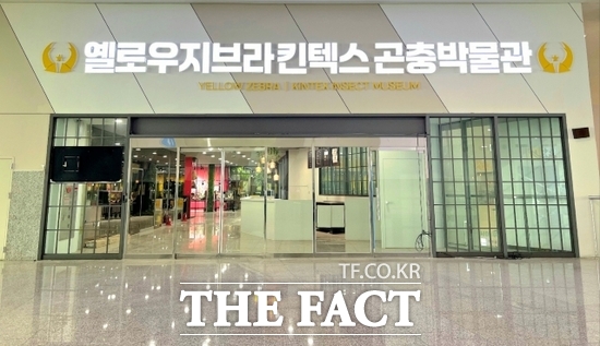 오는 5일 킨텍스 제2전시장 내에 개관하는 곤충박물관 옐로우지브라의 모습./킨텍스.