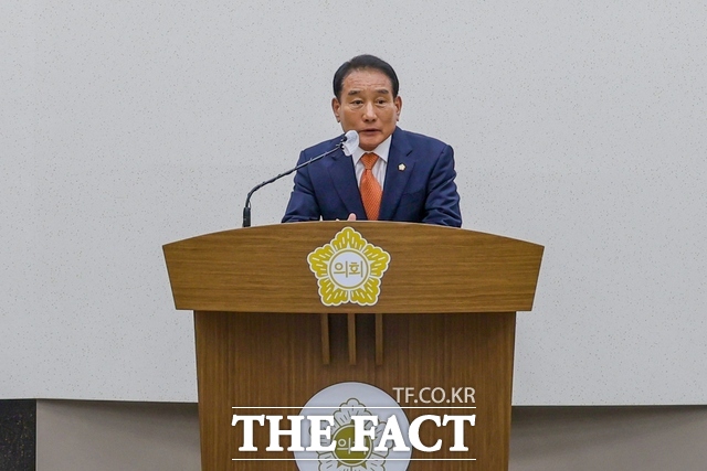 김덕주 당진시의원이 1일 5분 자유발언을 통해 당진시 인사청문회 제도 개선을 위한 제언을 발표했다. /당진시의회