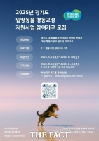 경기도, 도내 동물보호센터 입양 반려견 대상 ‘행동교정 지원’
