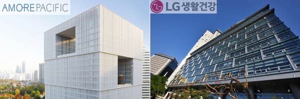 아모레퍼시픽과 LG생활건강이 글로벌 수요 확대에 힘입어 해외 실적이 회복세를 보이고 있다. /각사
