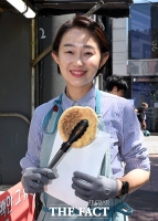  호떡 장사로 변신한 김재연 진보당 대선 후보 [포토]