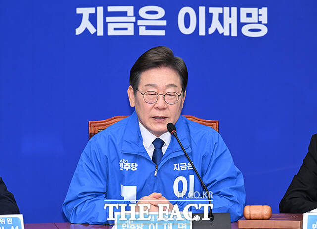 이재명 더불어민주당 대선 후보는 5일 어린이날을 맞아 경기도지사 재임 시절 도입했던 영유아 발달지원 서비스를 전국으로 확대하겠다는 구상을 밝혔다. /박헌우 기자