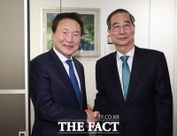  한덕수, 손학규 만나 '개헌 빅텐트' 연대…