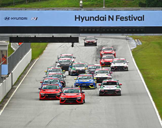 현대자동차는 오는 17~18일 경기 용인 에버랜드 스피드웨이에서 1라운드 경기를 시작으로 현대 N 페스티벌 2025 시즌을 개막한다. 현대 N 페스티벌 2024 시즌 현장 모습. /현대자동차