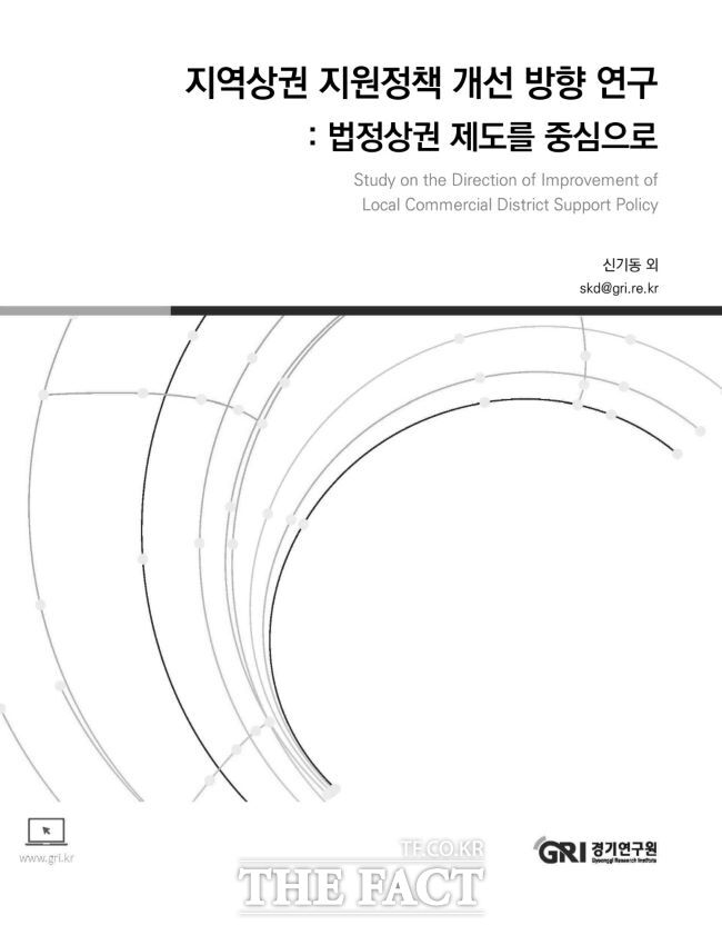 지역상권 지원정책 개선 방향 연구 보고서/경기연구원