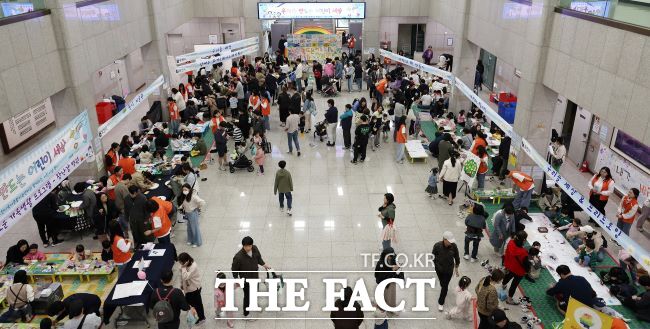 부천시육아종합지원센터 체험 부스 운영 모습 /부천시