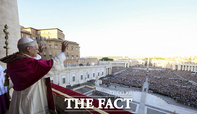 레오 14세로 레오는 라틴어로 사자를 뜻한다. /바티칸=AP.뉴시스