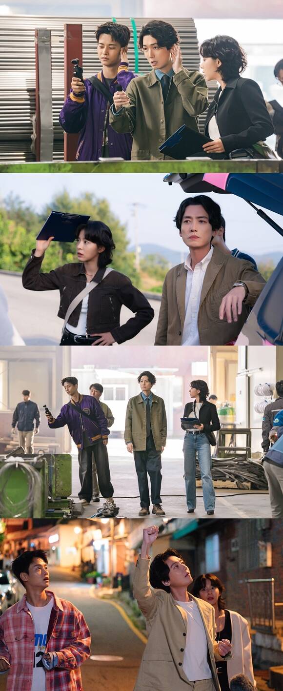 MBC 새 금토드라마 노무사 노무진에 출연하는 배우 차학연 정경호 설인아(맨 위 왼쪽부터)의 스틸이 공개됐다. /MBC