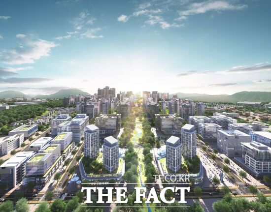 경기 김포시가 오는 2033년 완공을 목표로 조성을 추진 중인 김포환경재생혁신복합단지 조감도 /김포시