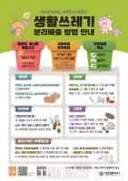  대전시, 재활용품 분리배출 품목 기준 집중 안내