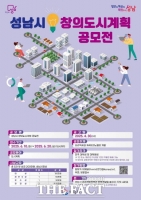  성남시, 전국 대학생 '창의도시계획 공모전' 개최