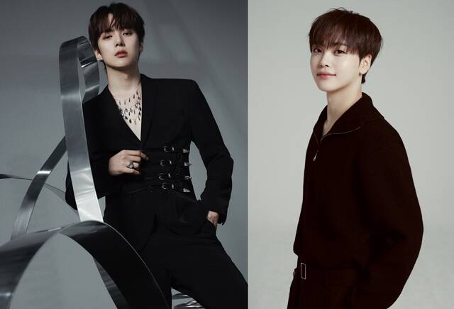 그룹 몬스타엑스 민혁(왼쪽)과 크래비티 형준이 새롭게 돌아오는 주간아이돌의 진행을 맡는다. /스타쉽엔터테인먼트