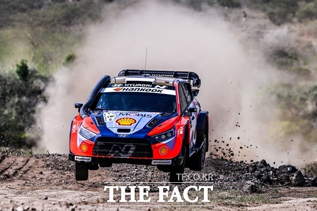 2025 WRC 3라운드 사파리 랠리 케냐 경기 모습. /한국타이어