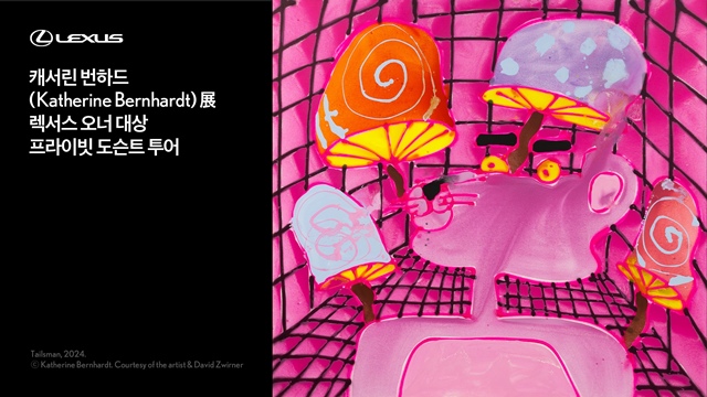 렉서스코리아는 오는 6월 3일 예술의전당 한가람미술관에서 렉서스 어메이징 멤버스 고객을 대상으로 캐서린 번하드 전(展): Some of All My Work 프라이빗 도슨트 프로그램을 운영한다고 14일 밝혔다. /렉서스코리아