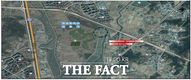 소래습지생태공원 우회도로 위치도. /인천대공원사업소