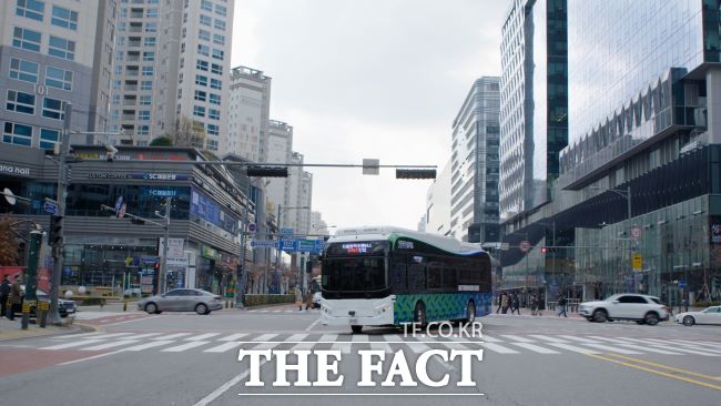 판교제로시티 자율주행 차량 판타G버스. /경기도