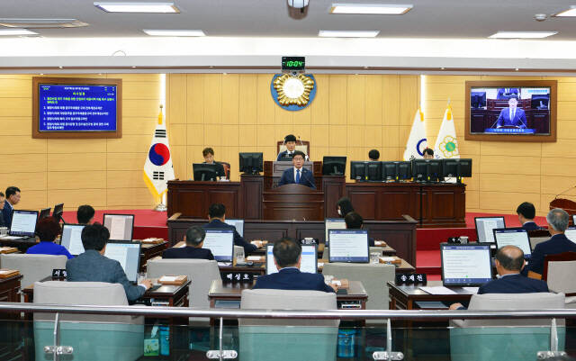 제337회 제2차 본회의 모습./광양시의회