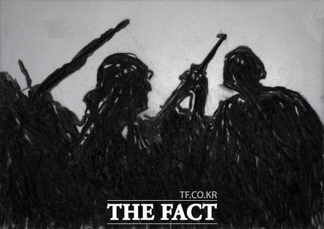 DMZ 조명 우연적 자연 전시 작품 이미지./경기문화재단