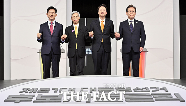 경제 주제로 처음 격돌하는 네 명의 대선 후보.